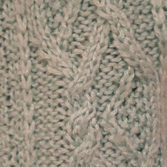 Vintage Pastel Cable Handknit Sweater Vest - Picture 4 of 9